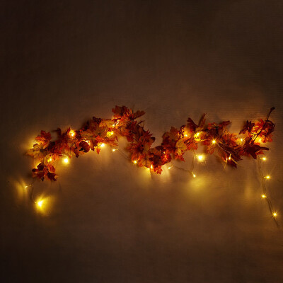 Gobestart 18M LED Lighted Fall Autumn Pumpkin Maple Leaves Garland Thanksgiving Decor
Gobestart 18M LED Lighted Fall Autumn Pumpkin Maple Leaves Garland Thanksgiving Decor