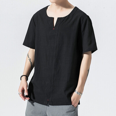 Toponeto Mens Summer Casual Fashion Pure Color Cotton Linen Short Sleeve T-Shirts Tops
Toponeto Mens Summer Casual Fashion Pure Color Cotton Linen Short Sleeve T-Shirts Tops