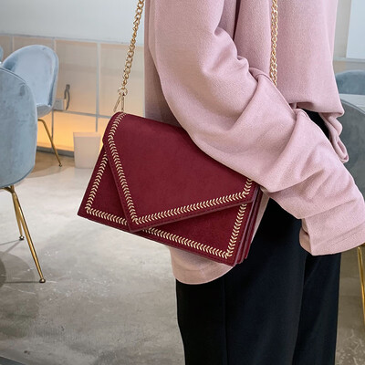 Chic chain bag female 2019 new Korean fashion velvet small square bag simple wild single shoulder Messenger bag tide
Chic chain bag female 2019 new Korean fashion velvet small square bag simple wild single shoulder Messenger bag tide