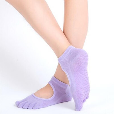 Women Yoga Socks Anti-slip Five Fingers Backless Silicone Non-slip 5 Toe Socks Ballet Gym Fitness Sports Cotton Socks
Women Yoga Socks Anti-slip Five Fingers Backless Silicone Non-slip 5 Toe Socks Ballet Gym Fitness Sports Cotton Socks