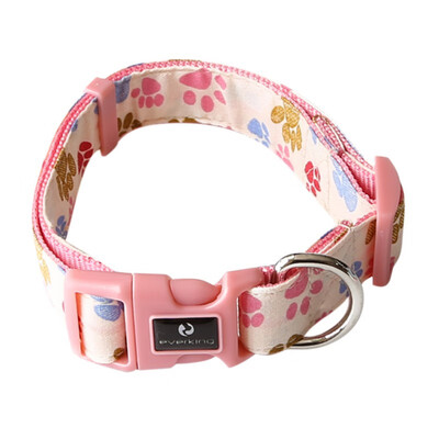Pet Polyester Adjustable Colorful Printed Collar With Leash Ring For Dogs Cats Quick Release Buckle
Pet Polyester Adjustable Colorful Printed Collar With Leash Ring For Dogs Cats Quick Release Buckle