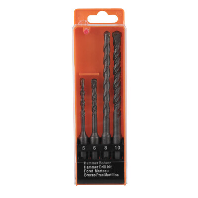 〖Follure〗4PCS Electric Tools Accessories Carbide YG8 Raw Material Hammer Drill Bit Set
〖Follure〗4PCS Electric Tools Accessories Carbide YG8 Raw Material Hammer Drill Bit Set