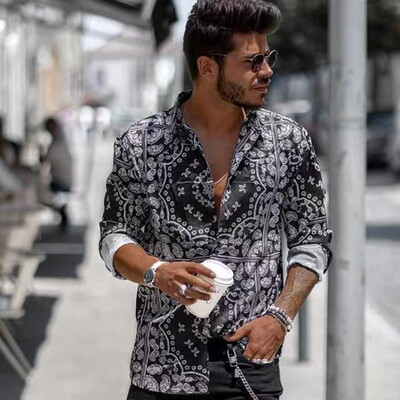 Tailored Mens Autumn Loose Casual Daily Stand Collar Print Long Sleeve Shirt Top Blouse
Tailored Mens Autumn Loose Casual Daily Stand Collar Print Long Sleeve Shirt Top Blouse