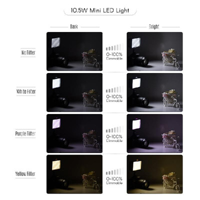 Andoer 160 LED Video Camera Light Lamp 105W Dimmable 5600K with 2200mAh F550 BatteryCharger3 FilterAdapterPadded Bag for Cano
Andoer 160 LED Video Camera Light Lamp 105W Dimmable 5600K with 2200mAh F550 BatteryCharger3 FilterAdapterPadded Bag for Cano