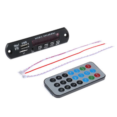 Car Music MP3 Decoder Board Audio FM Radio Module with Aux in USB Port TF Card Slot Remote Control
Car Music MP3 Decoder Board Audio FM Radio Module with Aux in USB Port TF Card Slot Remote Control