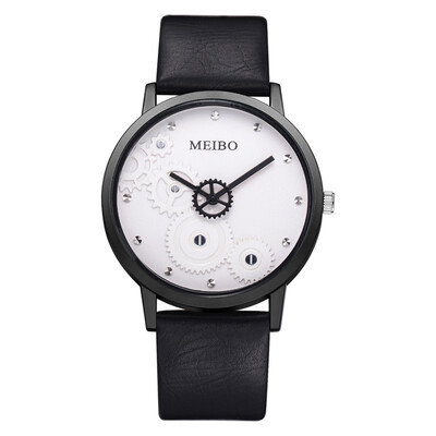 Korean fashion personality gear mirror quartz watch wish hot sale unisex PU strap watch
Korean fashion personality gear mirror quartz watch wish hot sale unisex PU strap watch
