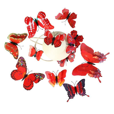 12Pcs Wall Stickers Double Layer PVC Butterfly Shape Wall Decal Sticker Home Living Room Nursery Outdoor Fences Garden Lawn Backya
12Pcs Wall Stickers Double Layer PVC Butterfly Shape Wall Decal Sticker Home Living Room Nursery Outdoor Fences Garden Lawn Backya