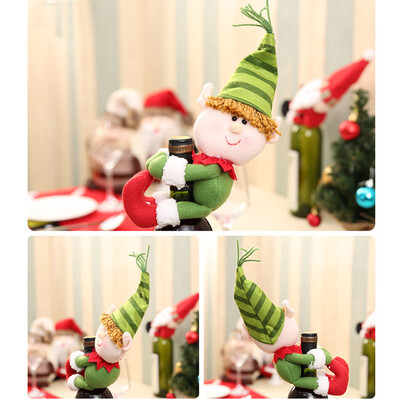 Toponeto Christmas Wine Bottle Cover Clothes Xmas Santa Snowman Table Bottle Decor Party
Toponeto Christmas Wine Bottle Cover Clothes Xmas Santa Snowman Table Bottle Decor Party