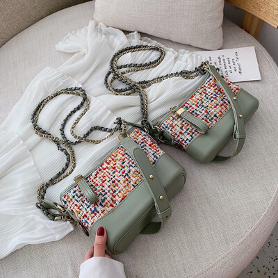 Qiao Bani 2019 autumn&winter new Korean ins fashion hit color wandering street shooting single shoulder diagonal trend handbags
Qiao Bani 2019 autumn&winter new Korean ins fashion hit color wandering street shooting single shoulder diagonal trend handbags