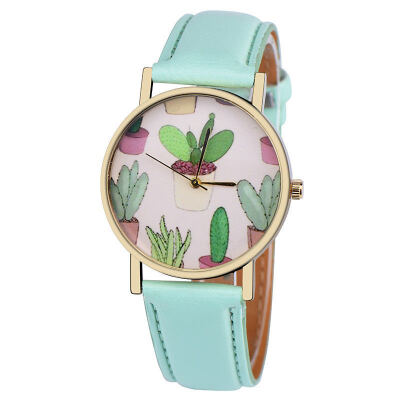 Bussiness Kol Saati Cactus Potted Pattern Quartz Womens Watches Bayan Kol Saaty Fashion Romain Horloge Cadeau Simple Clock
Bussiness Kol Saati Cactus Potted Pattern Quartz Womens Watches Bayan Kol Saaty Fashion Romain Horloge Cadeau Simple Clock