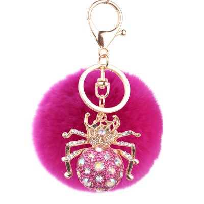 Keychain alloy studded spider hanging bag mobile phone accessories cute animal rex rabbit hair car pendant
Keychain alloy studded spider hanging bag mobile phone accessories cute animal rex rabbit hair car pendant