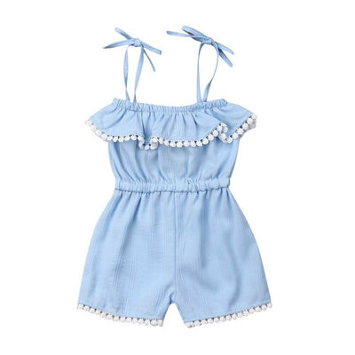Children Casual Summer Kids Baby Girl Sets Ruffle Sleeveless Sling Vest Rompers
Children Casual Summer Kids Baby Girl Sets Ruffle Sleeveless Sling Vest Rompers