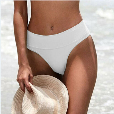 Women Sexy Vintage High Waist Brazilian Bikini Thong Bottom V Cheeky Ruched Swimwear Brief Beachwear Hot
Women Sexy Vintage High Waist Brazilian Bikini Thong Bottom V Cheeky Ruched Swimwear Brief Beachwear Hot