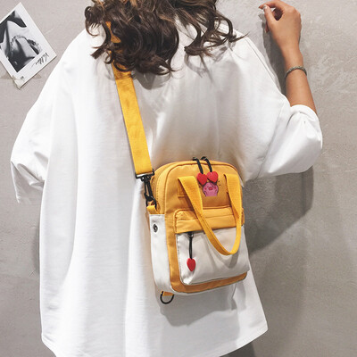 Small fresh Harajuku student small bag female 2019 fashion wild wide shoulder strap shoulder Messenger bag portable canvas bag
Small fresh Harajuku student small bag female 2019 fashion wild wide shoulder strap shoulder Messenger bag portable canvas bag