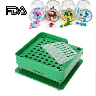 Greensen 64 Holes Empty Capsule Filler Powder Spreader Plates Capsules Filling Tool Manual Capsule Filler
Greensen 64 Holes Empty Capsule Filler Powder Spreader Plates Capsules Filling Tool Manual Capsule Filler