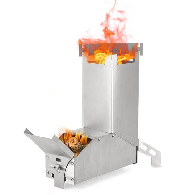 Lixada Outdoor Collapsible Wood Burning Stainless Steel Rocket Stove Backpacking Camp Tent Stove
Lixada Outdoor Collapsible Wood Burning Stainless Steel Rocket Stove Backpacking Camp Tent Stove
