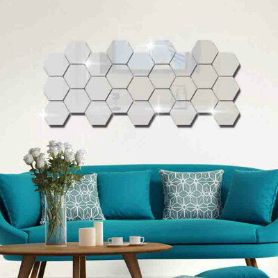 12 PcsSet Hexagon Mirror DIY Art Wall Home Decor Living Room Mirrored Decorative Sticker
12 PcsSet Hexagon Mirror DIY Art Wall Home Decor Living Room Mirrored Decorative Sticker