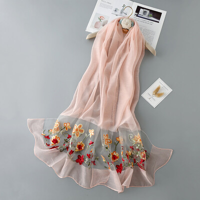 New solid color oleander hook flower flat embroidered silk scarf four seasons wild sun shawl national wind scarf scarves wholesale
New solid color oleander hook flower flat embroidered silk scarf four seasons wild sun shawl national wind scarf scarves wholesale