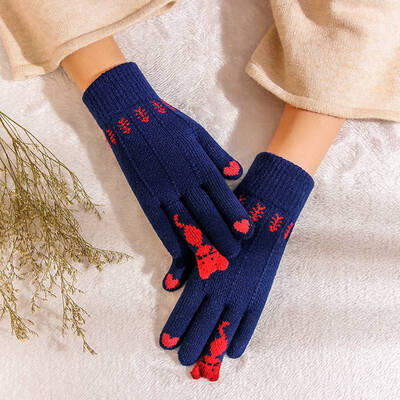 Warm Winter Knitted Full Finger Gloves Mittens Women Cute Cartoon Cats Touchable Screen Gloves
Warm Winter Knitted Full Finger Gloves Mittens Women Cute Cartoon Cats Touchable Screen Gloves