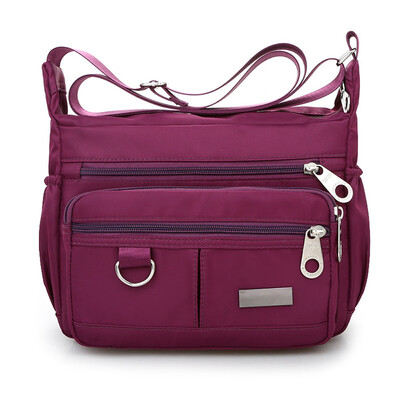 Women Zipper Waterproof Nylon Shoulder Bag Fashion Solid Color Crossbody Bags Bolsa Feminina Messenger Bags
Women Zipper Waterproof Nylon Shoulder Bag Fashion Solid Color Crossbody Bags Bolsa Feminina Messenger Bags
