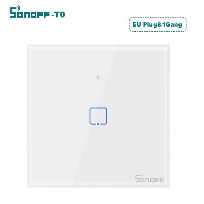SONOFF WIFI Wall Switch 123 Gang TX Series Intelligent Wall Touching Light Switch For Intelligent Home T0 EUUK AC100-240V
SONOFF WIFI Wall Switch 123 Gang TX Series Intelligent Wall Touching Light Switch For Intelligent Home T0 EUUK AC100-240V