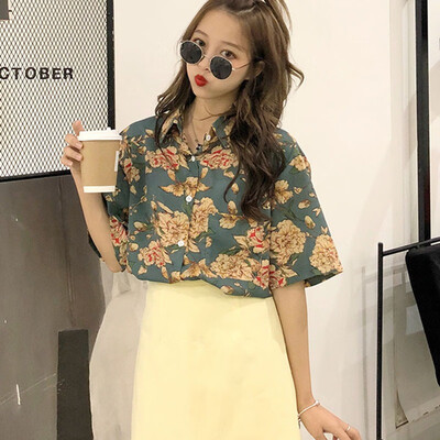 Harajuku Women Blouse&Tops Printed Vintage Short Sleeve Casual blusas Hawaiian Holiday Beach Versatile Female Lady Shirts
Harajuku Women Blouse&Tops Printed Vintage Short Sleeve Casual blusas Hawaiian Holiday Beach Versatile Female Lady Shirts