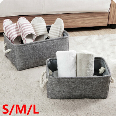 SML Storage Bin Basket Box Linen Fabric Organizer Drawer Container Household for Toy Clothes Sundries Storage
SML Storage Bin Basket Box Linen Fabric Organizer Drawer Container Household for Toy Clothes Sundries Storage