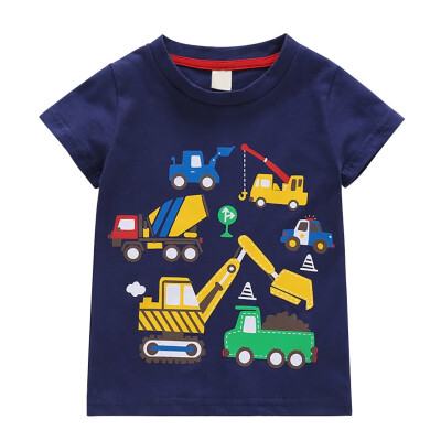 Children Hot Cartoon Cute Car Print T-Shirt Clothing For Kids Summer T-shirt Costume Boy Girls Cute Tee Tops Clothes 0-6Y
Children Hot Cartoon Cute Car Print T-Shirt Clothing For Kids Summer T-shirt Costume Boy Girls Cute Tee Tops Clothes 0-6Y