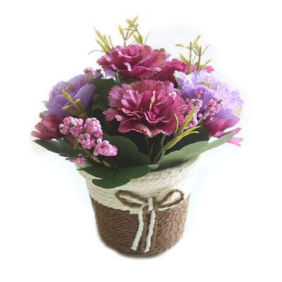 Mothers Day Carnation Flower Bonsai Artificial Rattan Woven Flower Basket Gifts Decro
Mothers Day Carnation Flower Bonsai Artificial Rattan Woven Flower Basket Gifts Decro