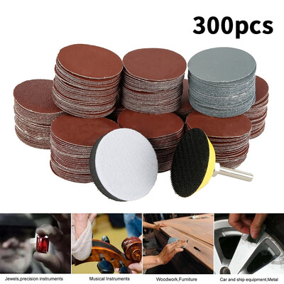 Willstar 300pcs 80-3000 Grit 2 Inch Sander Disc Sanding Polishing Pad Sandpaper with Shank Backer Plate&Sponge Cushion Tool
Willstar 300pcs 80-3000 Grit 2 Inch Sander Disc Sanding Polishing Pad Sandpaper with Shank Backer Plate&Sponge Cushion Tool
