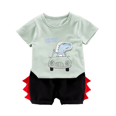 Baby Boy Clothes Summer Baby Boys Short Sleeve Cartoon Dinosaur Print Tops Blouse T-shirtShorts Casual Sets Boys Clothes
Baby Boy Clothes Summer Baby Boys Short Sleeve Cartoon Dinosaur Print Tops Blouse T-shirtShorts Casual Sets Boys Clothes