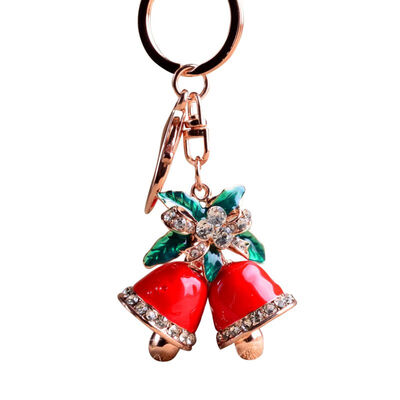Christmas Gift Creative Christmas Bell Keychain Ladies Bag Jewelry Metal Rhinestone Charm Pendant Christmas Gift Pendant Key Rin
Christmas Gift Creative Christmas Bell Keychain Ladies Bag Jewelry Metal Rhinestone Charm Pendant Christmas Gift Pendant Key Rin