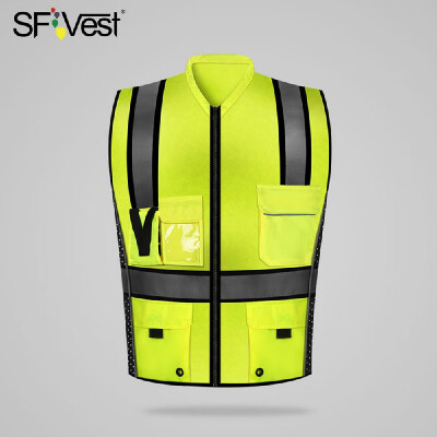 SFVest High Visibility Reflective Safety Vest Reflective Vest Multi Pockets Workwear Security Working Clothes Day Night Motorcycl
SFVest High Visibility Reflective Safety Vest Reflective Vest Multi Pockets Workwear Security Working Clothes Day Night Motorcycl