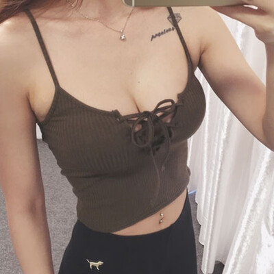 Black Sexy Tank Tops Female Summer New Korean Camisole Womens Sexy Low-cut Straps Vest Short Knit Bottoming Tank Tops
Black Sexy Tank Tops Female Summer New Korean Camisole Womens Sexy Low-cut Straps Vest Short Knit Bottoming Tank Tops