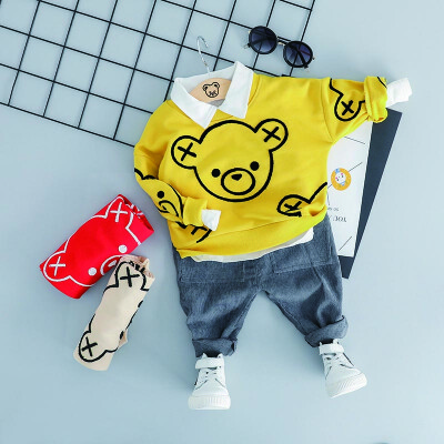 Baby Girl Clothes Children Baby Boys Bear Print Pattern Casual Fashion Cotton Long Sleeve Pants Set 0-3Y Newborn Baby Clothes
Baby Girl Clothes Children Baby Boys Bear Print Pattern Casual Fashion Cotton Long Sleeve Pants Set 0-3Y Newborn Baby Clothes
