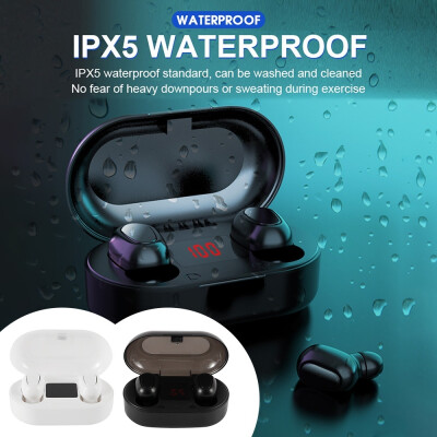 True Wireless Stereo Headset with Charge Box Earphone for IPhone Android Phones Mini Bluetooth 50 Headset LED
True Wireless Stereo Headset with Charge Box Earphone for IPhone Android Phones Mini Bluetooth 50 Headset LED
