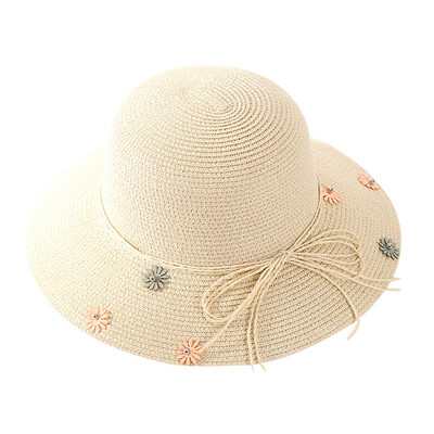 Cute Child Girls Beach Cap Casual All-match Flower Decor Personality Solid Color Sunscreen Sun Hat
Cute Child Girls Beach Cap Casual All-match Flower Decor Personality Solid Color Sunscreen Sun Hat