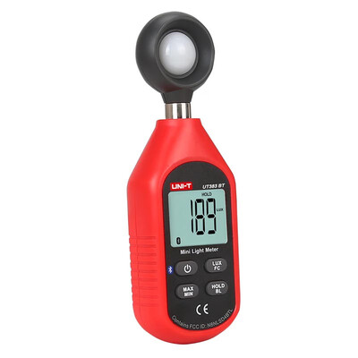 UNI-T UT383BT Digital Luxmeter Bluetooth Mini Light Meter Environmental Testing Equipment Handheld Type Luxmeter Illuminometer
UNI-T UT383BT Digital Luxmeter Bluetooth Mini Light Meter Environmental Testing Equipment Handheld Type Luxmeter Illuminometer