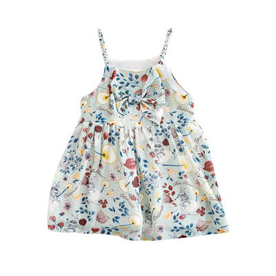 Children Summer Cute Girls Bow Breathable Print Sleeveless Sweet Princess Sling Dress 6M-5Y
Children Summer Cute Girls Bow Breathable Print Sleeveless Sweet Princess Sling Dress 6M-5Y