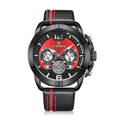 NAVIFORCE Leather Band Quartz Wristwatch Fashion Outdoor Sports Multifunctional Watch 3ATM Waterproof Luminous Man Watch NF9168 Ro
NAVIFORCE Leather Band Quartz Wristwatch Fashion Outdoor Sports Multifunctional Watch 3ATM Waterproof Luminous Man Watch NF9168 Ro