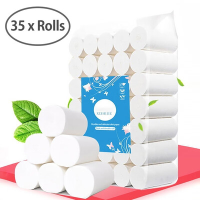 35 Rolls of Paper Towels Big Roll Toilet Paper Bulk Rolls Bath Tissue Bathroom White Soft 4 Ply
35 Rolls of Paper Towels Big Roll Toilet Paper Bulk Rolls Bath Tissue Bathroom White Soft 4 Ply
