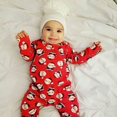Baby Long-sleeved Santa Claus Jumpsuit Baby Boys Girls Bodysuits New Autumn Cute Bodysuits Newborn Playsuit 3-18M
Baby Long-sleeved Santa Claus Jumpsuit Baby Boys Girls Bodysuits New Autumn Cute Bodysuits Newborn Playsuit 3-18M