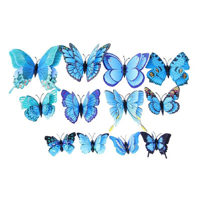 12Pcs Wall Stickers Double Layer PVC Butterfly Shape Wall Decal Sticker Home Living Room Nursery Outdoor Fences Garden Lawn Backya
12Pcs Wall Stickers Double Layer PVC Butterfly Shape Wall Decal Sticker Home Living Room Nursery Outdoor Fences Garden Lawn Backya