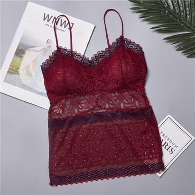 Sexy Backless Strappy Lace Top Women Contrast Color Floral Embroidery Transparent Lingerie Ladies Camisoles Woman Underwear
Sexy Backless Strappy Lace Top Women Contrast Color Floral Embroidery Transparent Lingerie Ladies Camisoles Woman Underwear