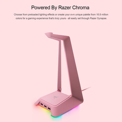 Razer Base Station Chroma Enabled Headset Stand Headphone Support Holder Chroma RGB Lighting 3 USB 30 Ports Detachable Base for G
Razer Base Station Chroma Enabled Headset Stand Headphone Support Holder Chroma RGB Lighting 3 USB 30 Ports Detachable Base for G