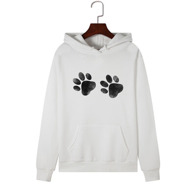 Tailored Women Long Sleeve Footprints print Print Hooded Sweatshirt Automn&Winter Blouse
Tailored Women Long Sleeve Footprints print Print Hooded Sweatshirt Automn&Winter Blouse