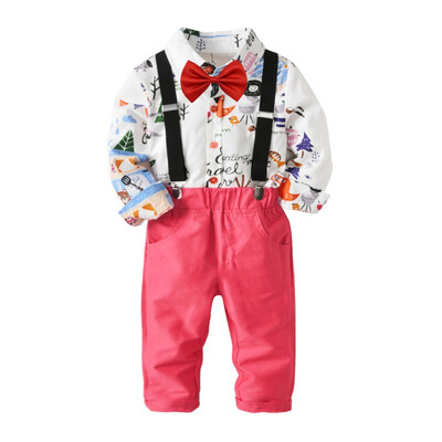 Boys Cartoon Long Sleeve ShirtDenim Pants Set Children Gentleman Bow Tie 3pcs Set 2018 New Autumn Children Clothing 1-7Y
Boys Cartoon Long Sleeve ShirtDenim Pants Set Children Gentleman Bow Tie 3pcs Set 2018 New Autumn Children Clothing 1-7Y