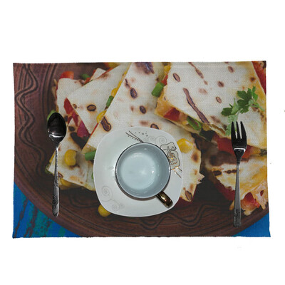 Toponeto Creative Mexican Burrito Placemat Home Kitchen Restaurant Bar Placemat