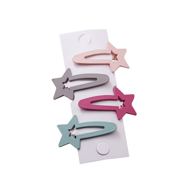 New 4 Pcs Girls Hair Clips Cute Star Design Hair Pin Set Children Hairpin Princess Hair Accessories
New 4 Pcs Girls Hair Clips Cute Star Design Hair Pin Set Children Hairpin Princess Hair Accessories