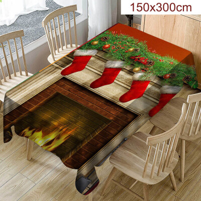 Toponeto Christmas Tablecloth Print Rectangle Table Cover Holiday Party Home Decor
Toponeto Christmas Tablecloth Print Rectangle Table Cover Holiday Party Home Decor